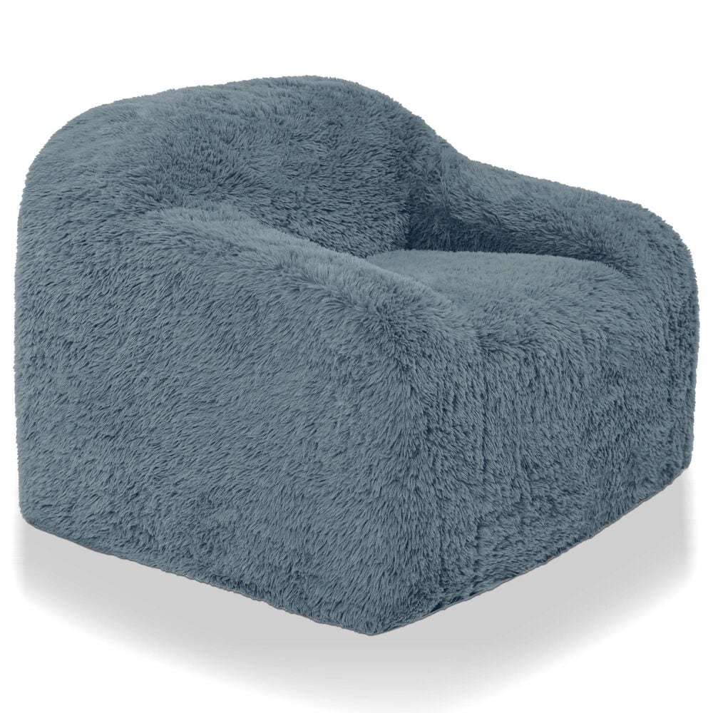 Furniture of America Phael Accent Chair in Ocean Blue, , large