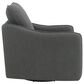 Pacific Landing Madia Swivel Glider Chair in Charcoal Grey, , large