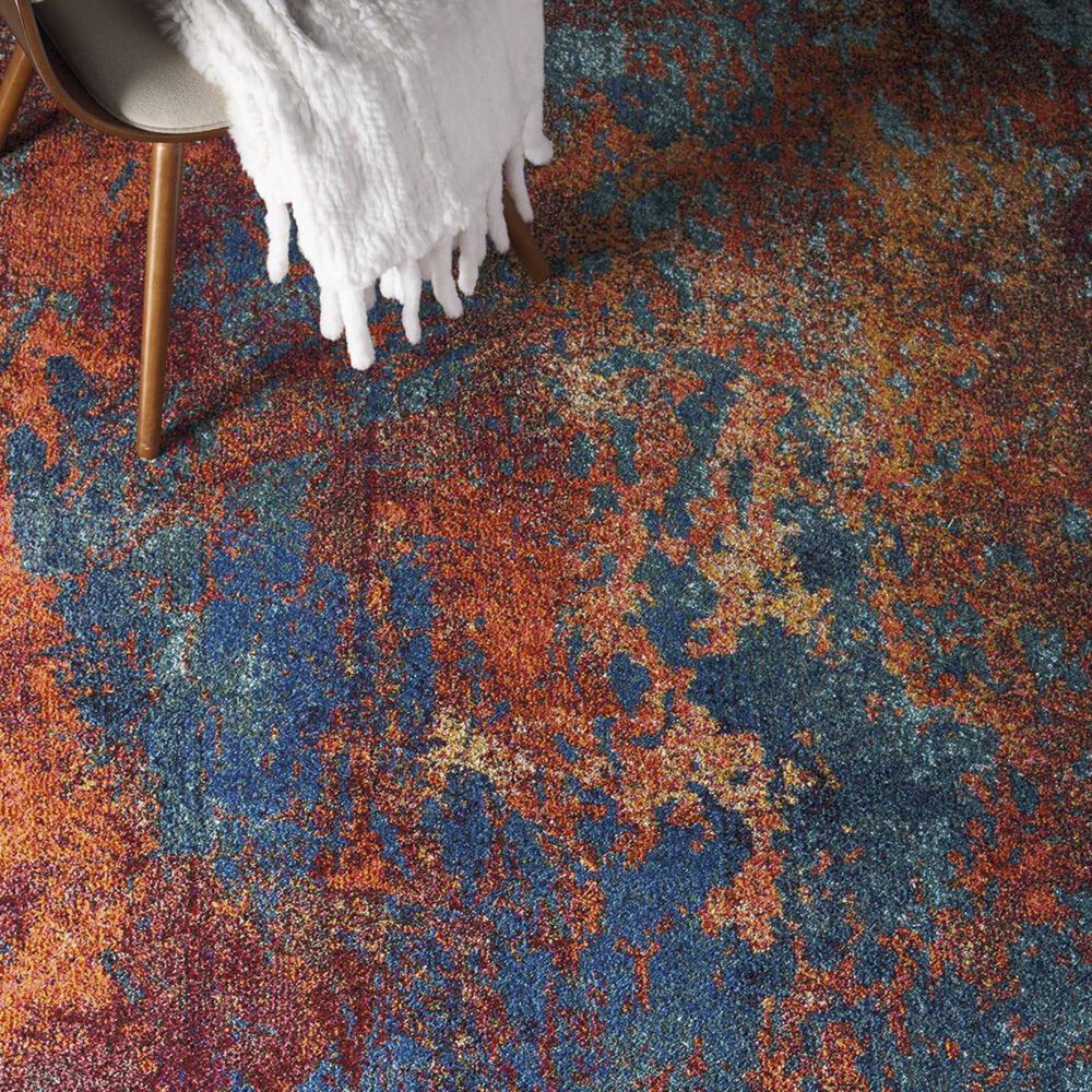 Nourison Celestial CES08 7&#39;10&quot; x 10&#39;6&quot; Atlantic Area Rug, , large