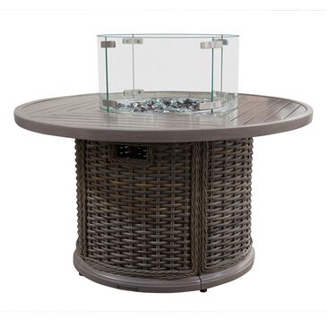 Venture South Hampton 42" Round Fire Pit in Sandalwood, , large