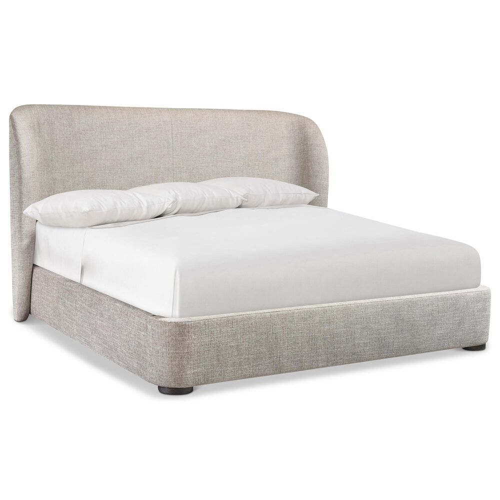 Bernhardt Geneve King Upholstered Wingback Bed with Dresser, Chest, and Two Nightstands in Robor, , large