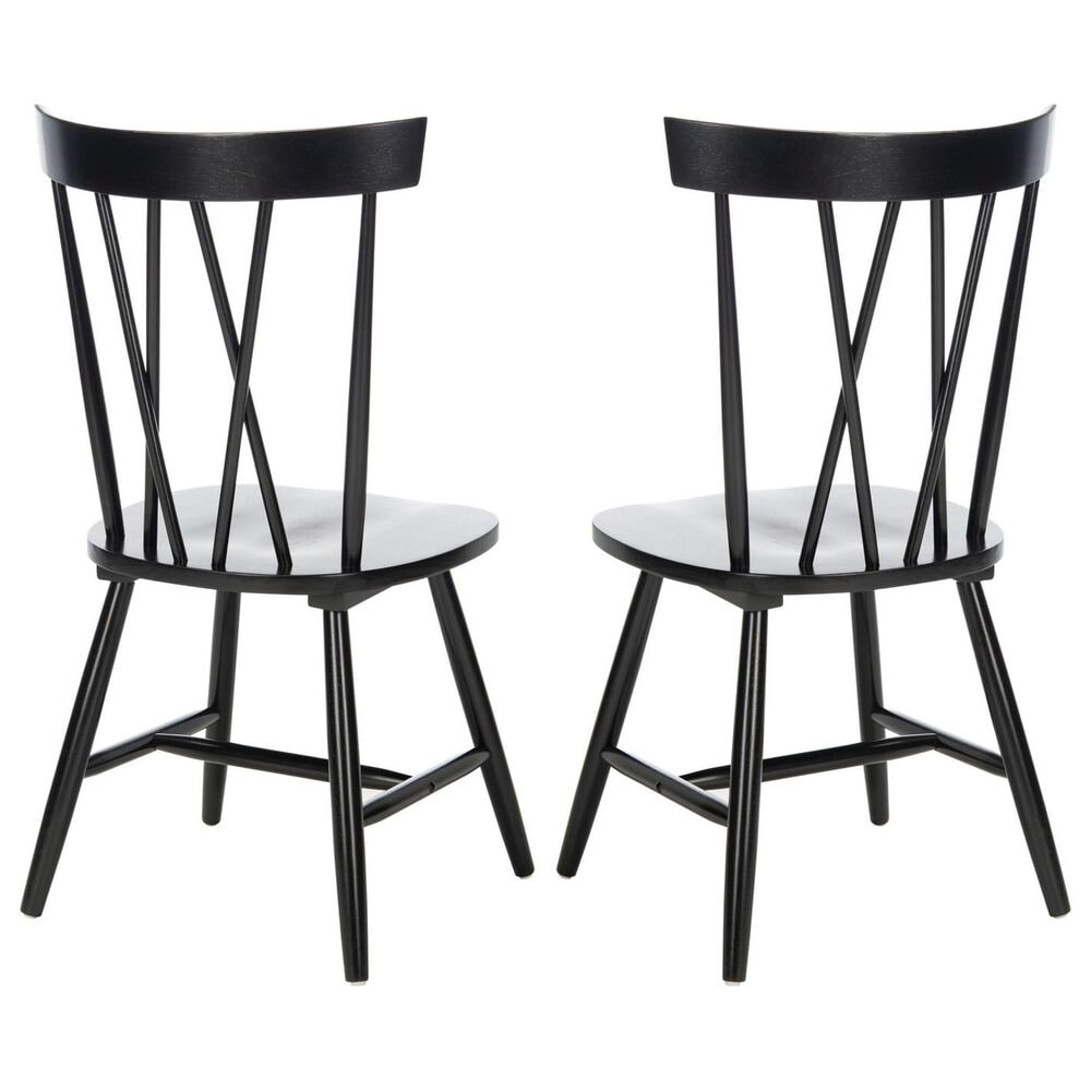 Safavieh Alexander Dining Chair in Black &#40;Set of 2&#41;, , large