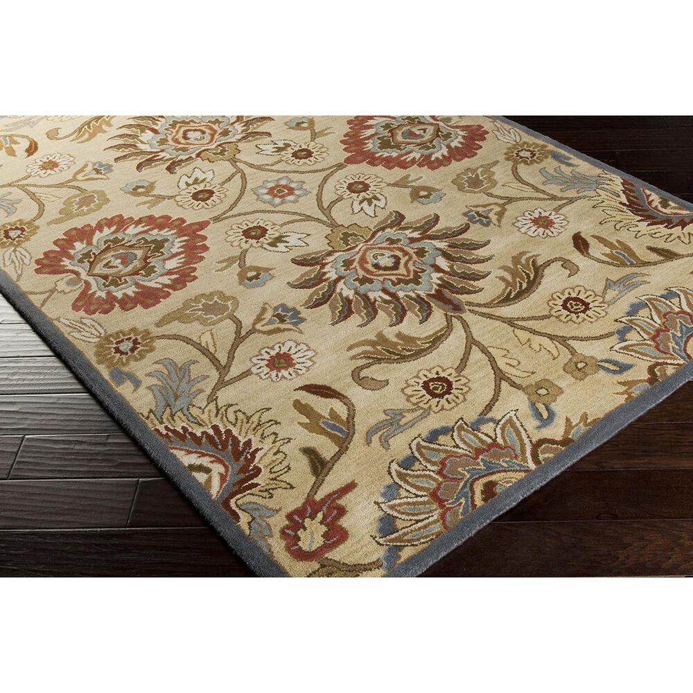 Surya Caesar CAE-1116 7&#39;6&quot; x 9&#39;6&quot; Ivory, Denim and Rust Area Rug, , large