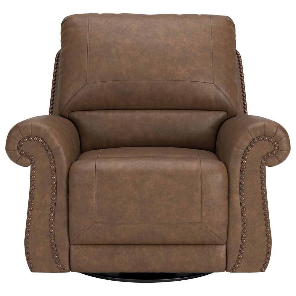 Ashley Chasemore Manual Swivel Glider Recliner in Earth, , large