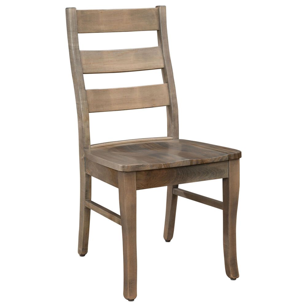 Trailway LLC Happiness 5-Piece Dining Set with Ladder Back Chairs in Overtime, , large