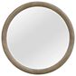 Sterling Timber Playa Round Mirror in English Knotty Oak, , large