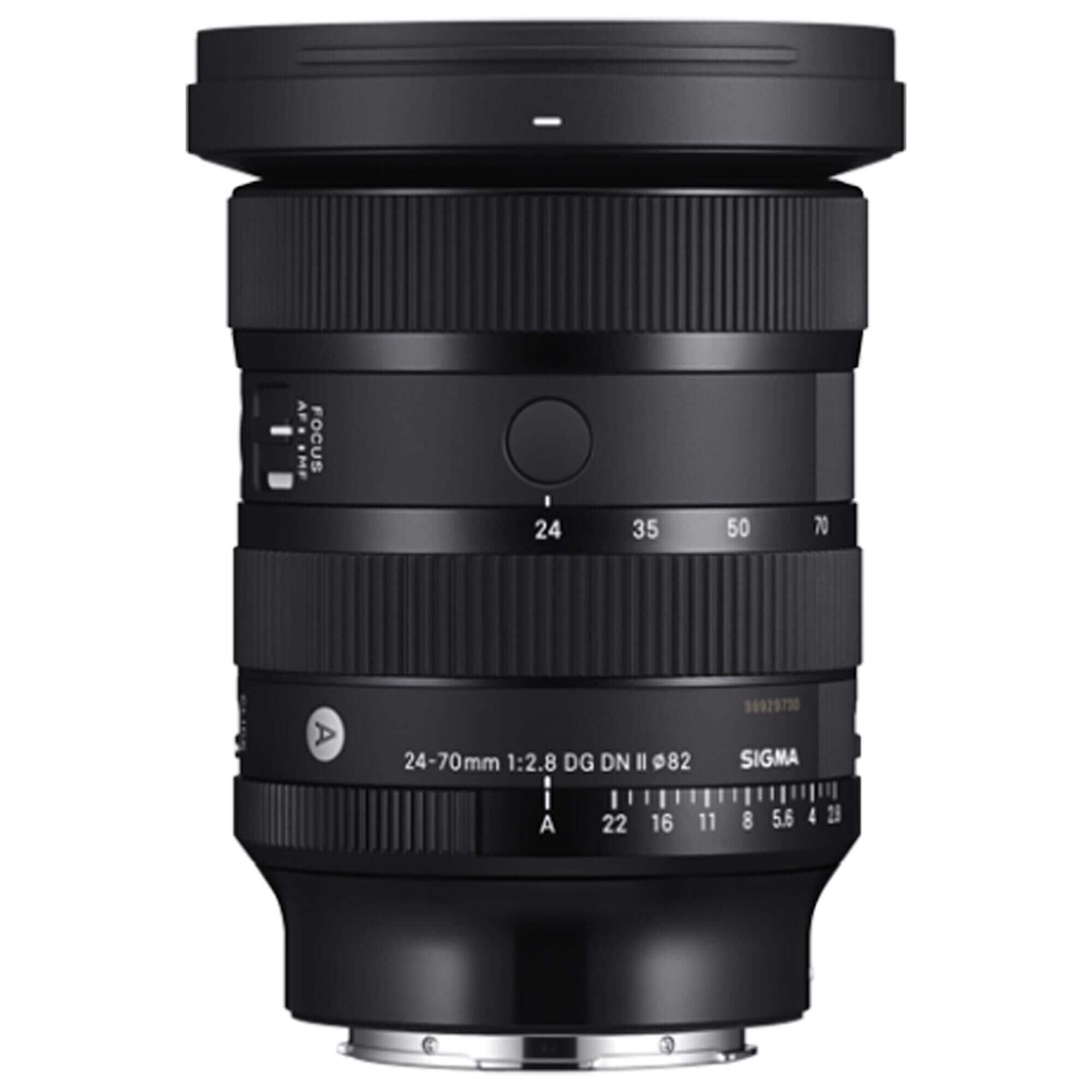 Sigma 24-70mm f/2.8 DG DN II Art Lens for Sony E-Mount in Black