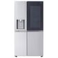 LG 27.1 Cu. Ft. Side-by-Side Refrigerator in Print Proof Stainless Steel, , large