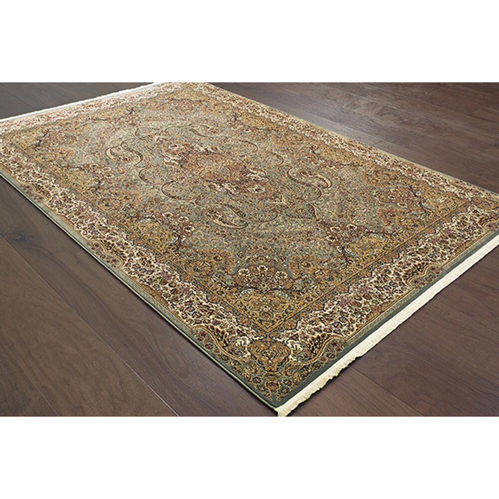 Oriental Weavers Masterpiece 502L 9&#39;10&quot; x 12&#39;10&quot; Blue Area Rug, , large