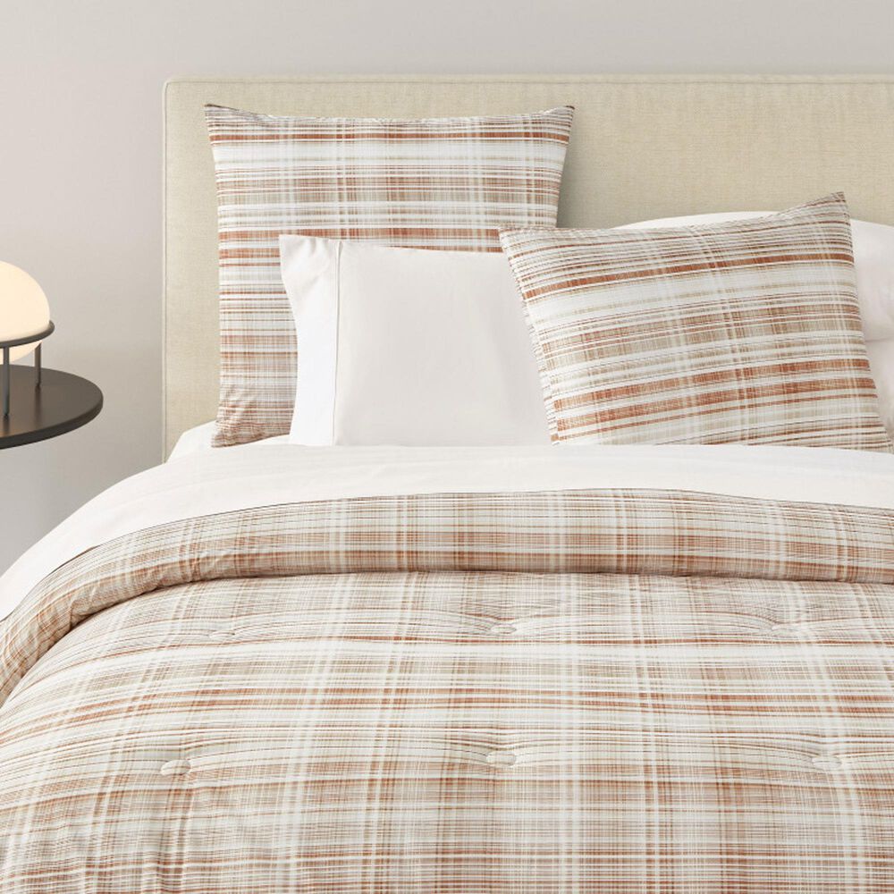 J. Queen Modern Pascal 3-Piece Full/Queen Comforter Set in Cinnamon, , large
