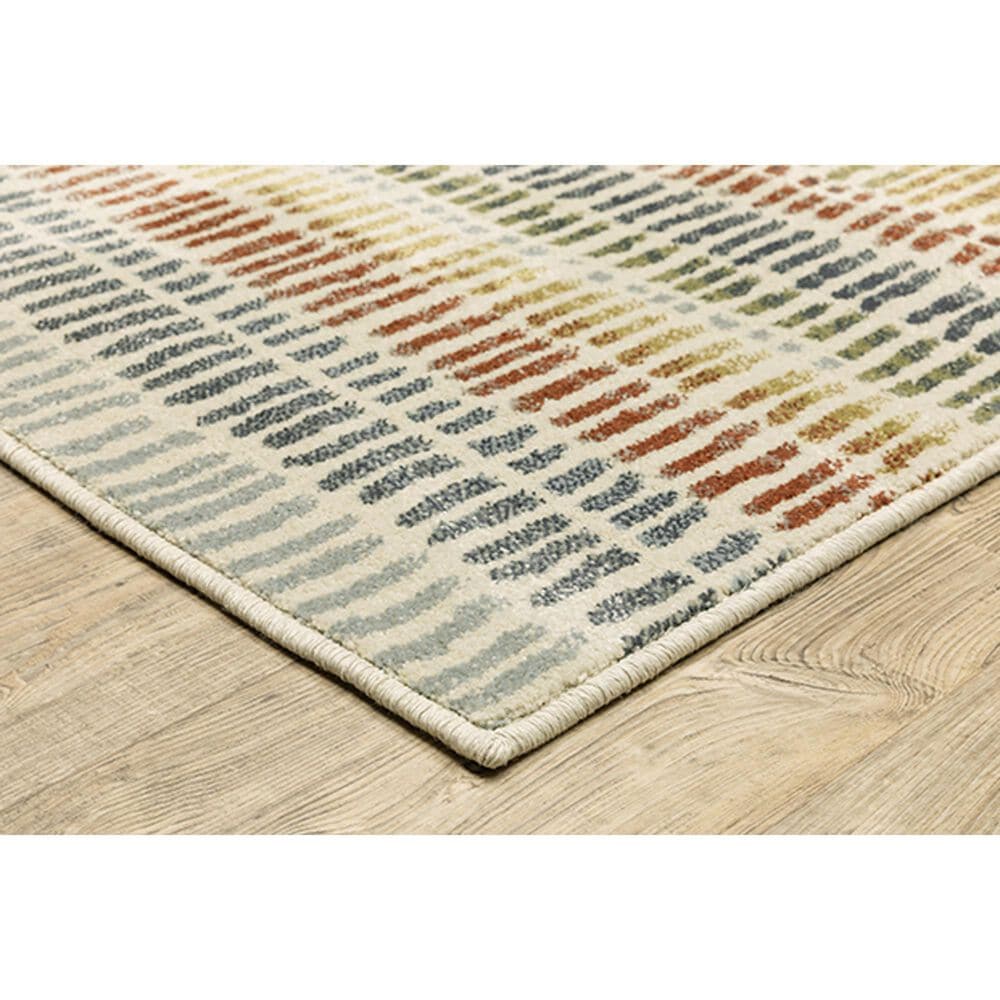 Oriental Weavers Branson 7&#39;10&quot; x 10&#39; Ivory and Multicolor Area Rug, , large