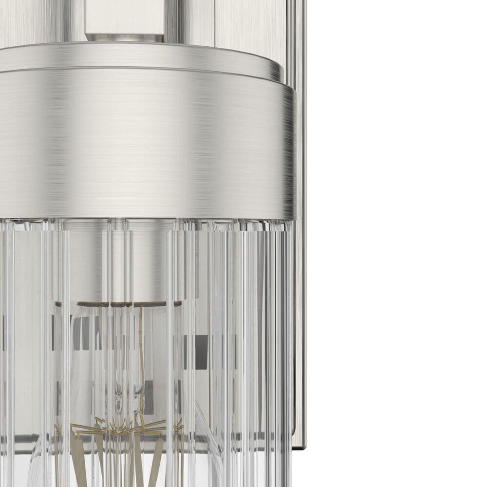 Hunter Gatz 1-Light Wall Sconce in Brushed Nickel, , large
