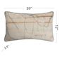 Flair Industries Austin Allen James 12" x 20" Lumbar Pillow in Beige and Blue, , large