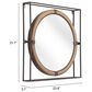 Zuo Modern Capell Mirror in Gray, , large