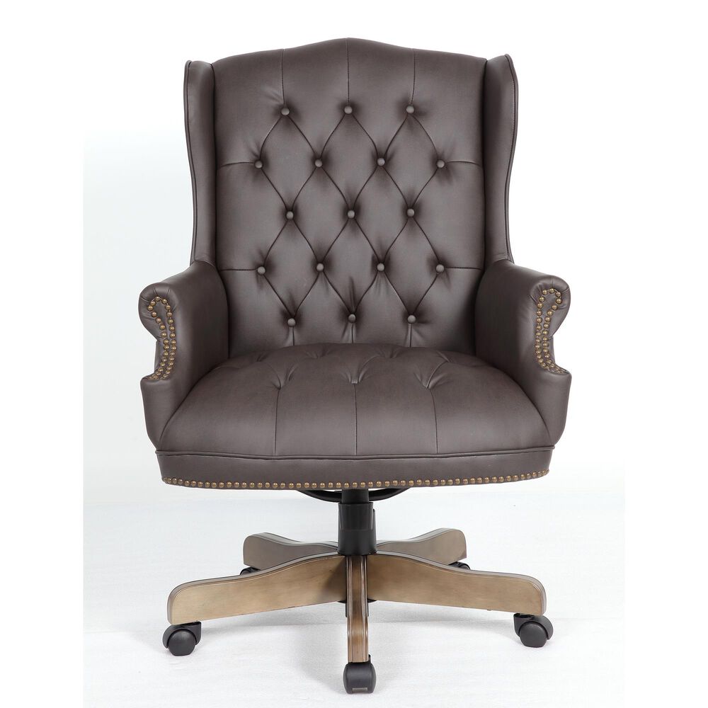 Regal Co. Executive Office Chair in Bomber Brown, , large