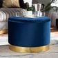 Baxton Studio Marisa Storage Ottoman in Navy Blue, , large