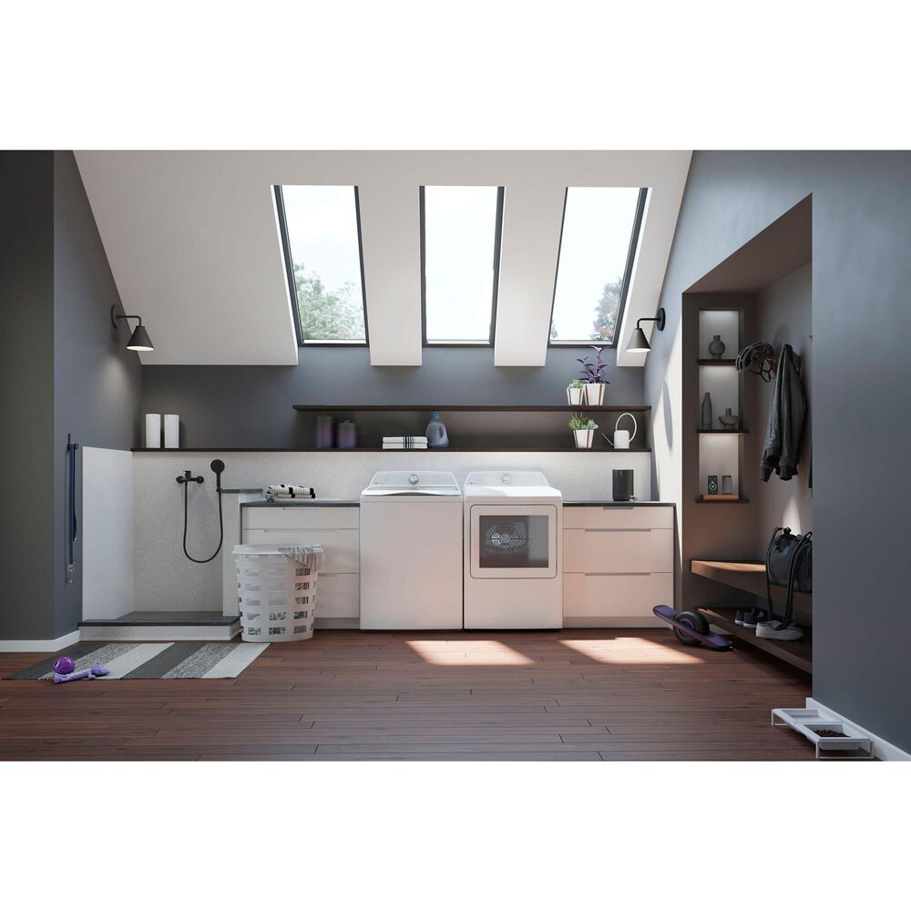 GE Profile 4.9 Cu. Ft. Top Load Washer with Agitator in White, , large