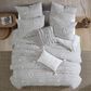 Hallmart Collectibles Tally 5-Piece King Comforter Set in Gray, , large