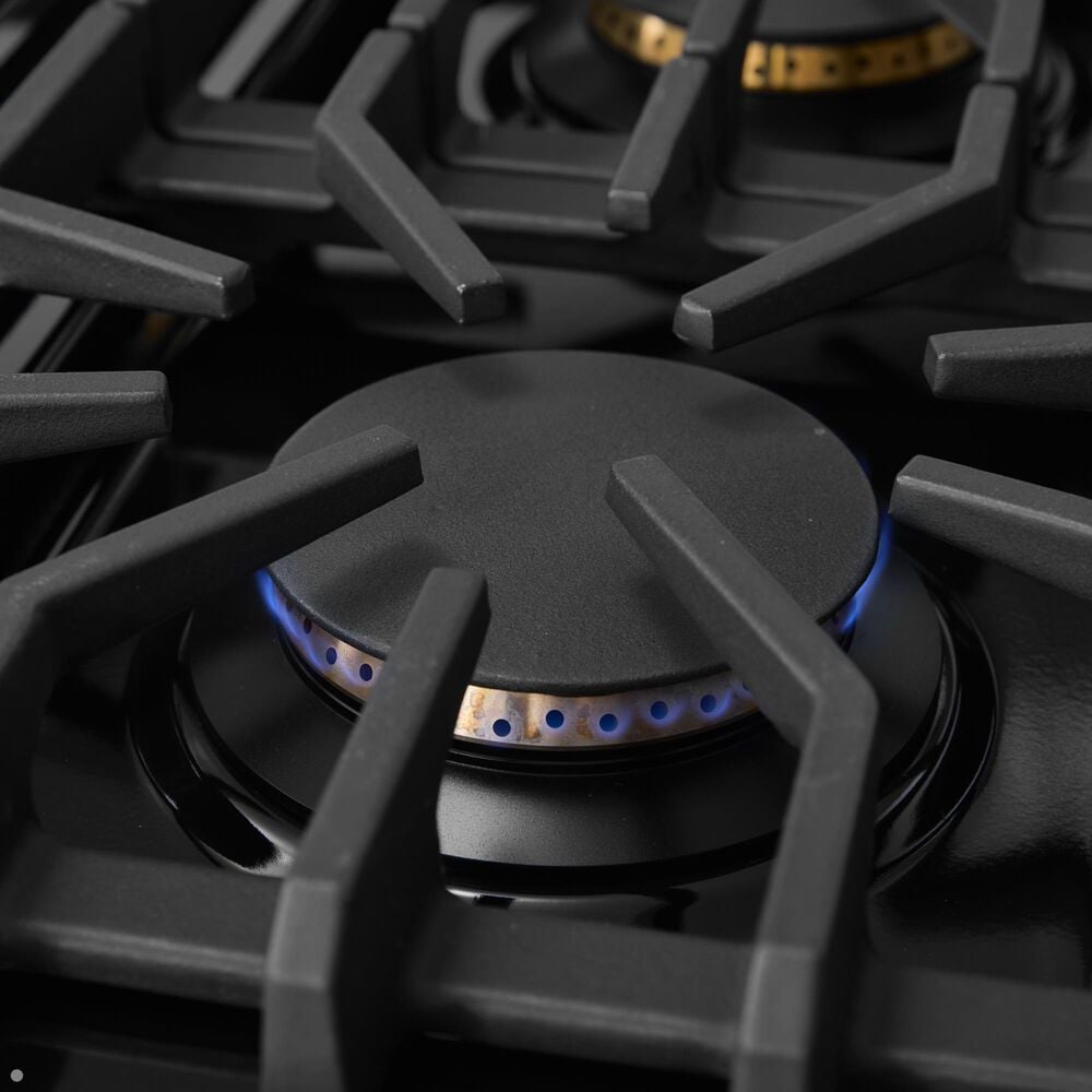 Viking Range 5 Series 48" Sealed Burner Gas Range with Brushed Brass Trim in Stainless Steel, , large