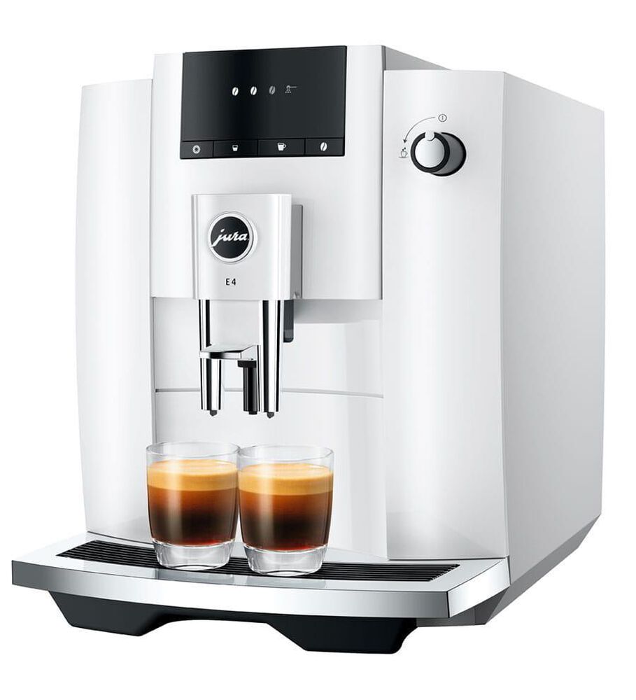 Jura E4 64 Oz Automatic Coffee Machine in Piano White, , large