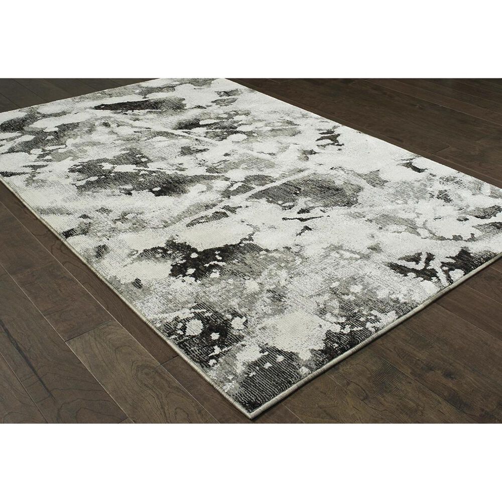 Oriental Weavers Evolution 8035B 8&#39;6&quot; x 11&#39;7&quot; Charcoal Area Rug, , large