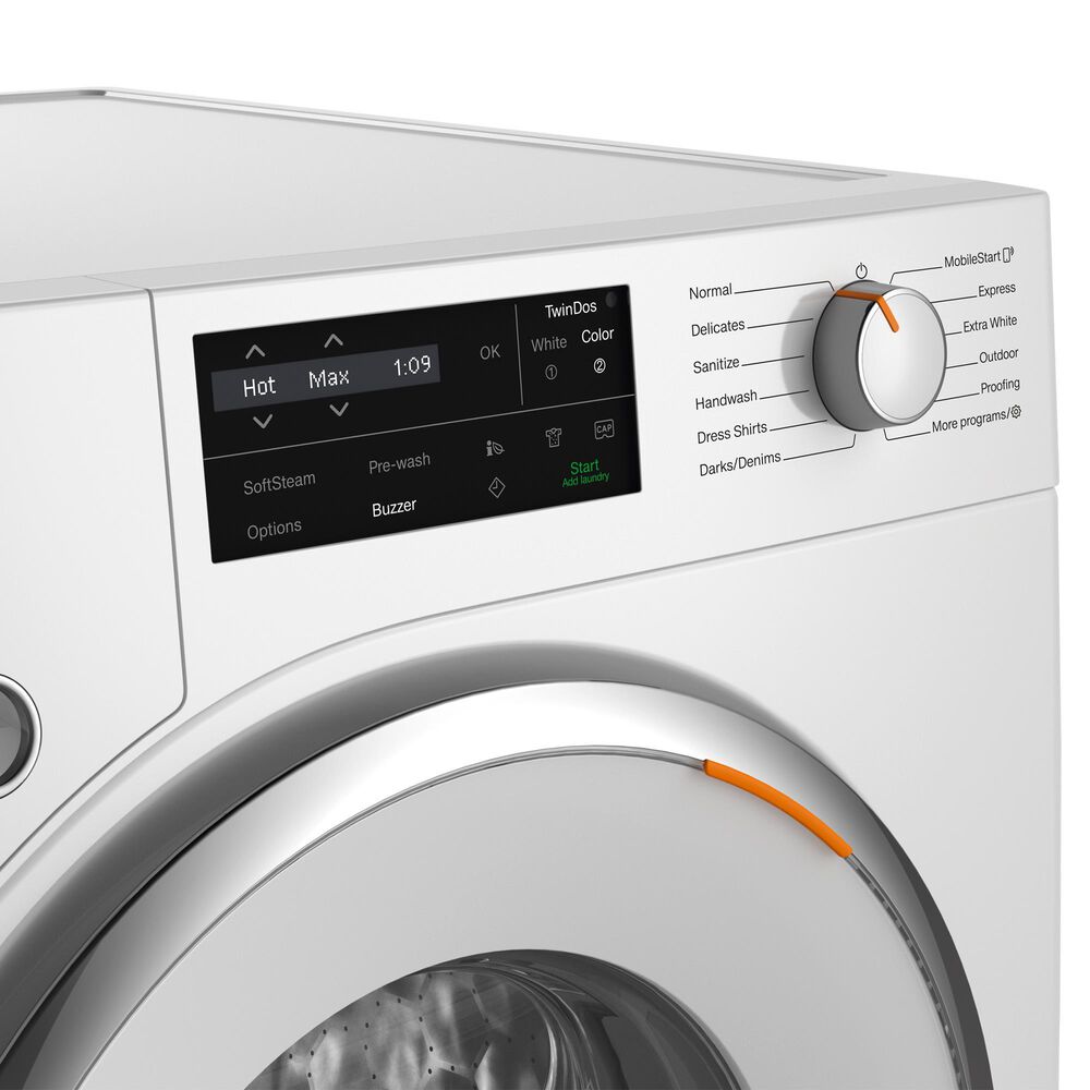 Miele 2.26 Cu. Ft. Smart Front Load Washer with SoftSteam and TwinDos in White, , large
