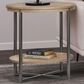 Belle Furnishings Paran Place Round Chairside Table in Natural, , large