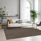 Dalyn Rug Company Hinton 10" x 14" Chocolate Indoor/Outdoor Area Rug, , large