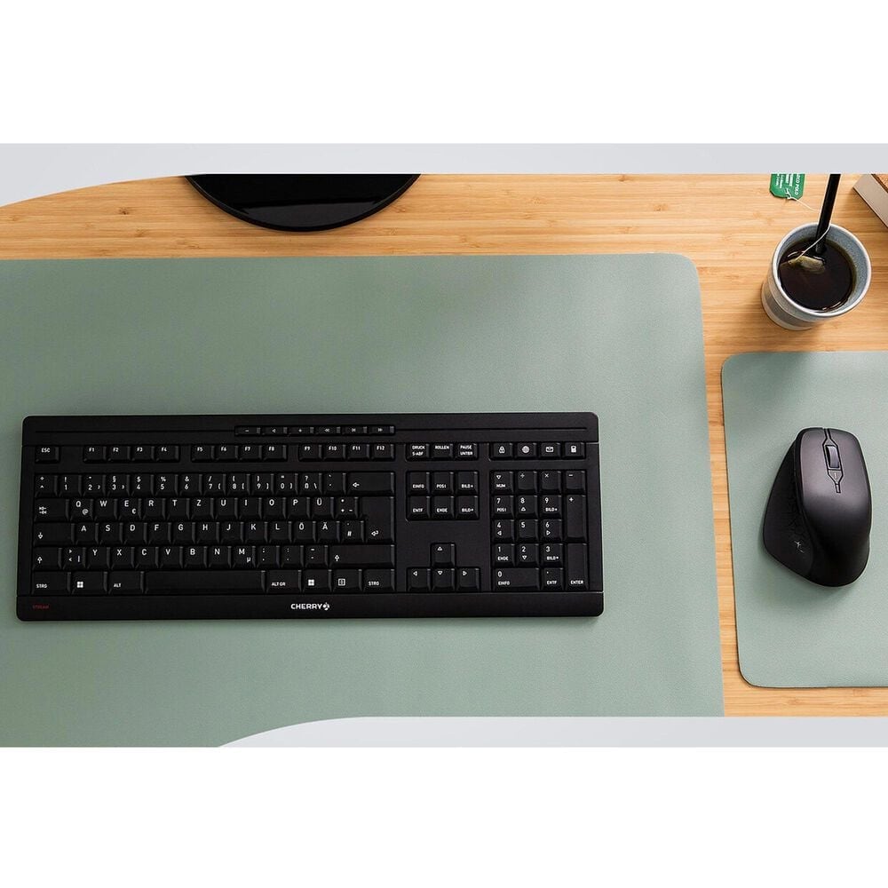 Cherry Stream Office Keyboard and Mouse Combo in Black, , large
