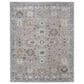Feizy Dartmouth 39QLF 1"6" Square Gray and Multicolor Area Rug, , large