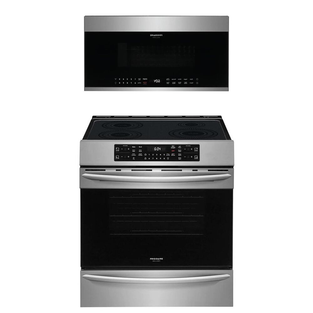 Frigidaire 2-Piece Kitchen Package with 30"" Front Control Induction Range in Stainless Steel, , large