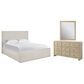 Universal Furniture Oasis 3-Piece King Upholstered Bedroom Set in Dockside, , large