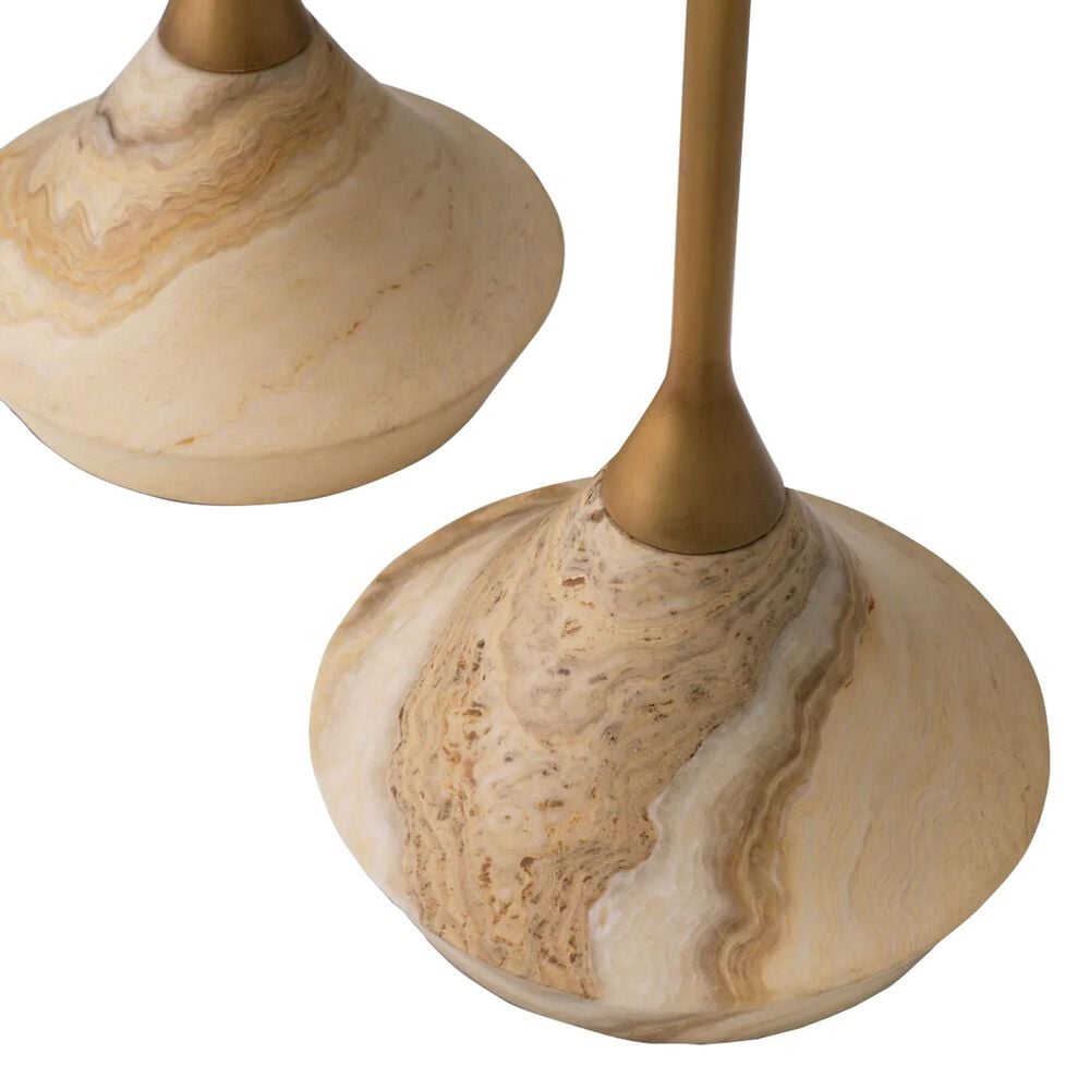 Eichholtz Puglia Side Table in Onyx and Brushed Brass (Set of 2), , large