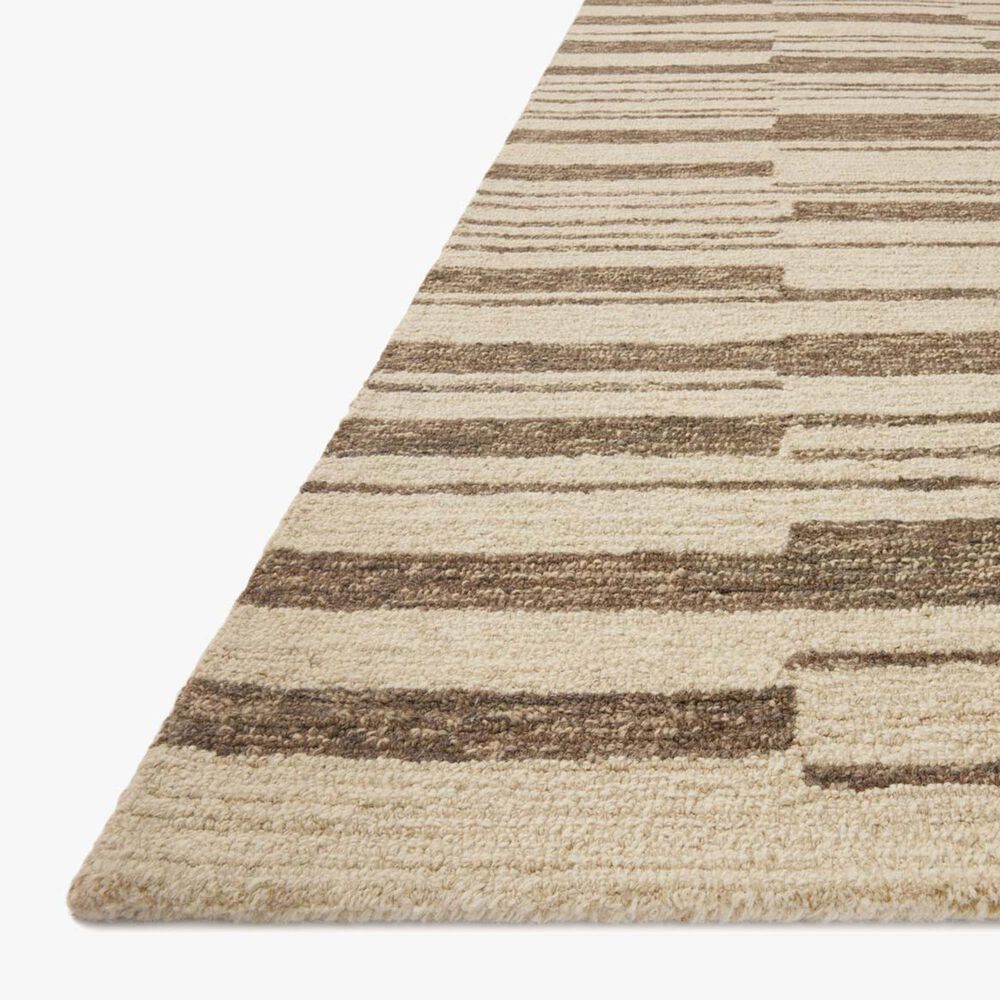 Chris Loves Julia x Loloi Polly 2&#39;3&quot; x 3&#39;9&quot; Beige and Tobacco, , large