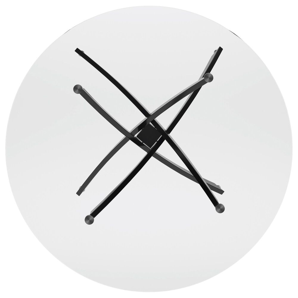 Ashley Pharwynn Round Dining Table in Dark Gunmetal - Table Only, , large