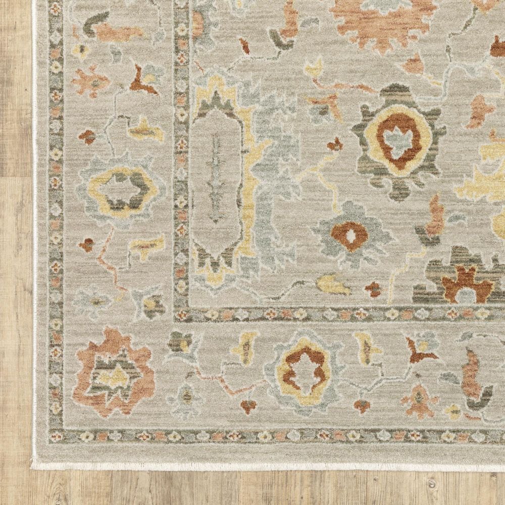 Oriental Weavers Keaton Grey and Multicolor 2'3" x 7'6" Runner, , large