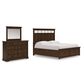 Ashley Taffenbrook 3-Piece California King Storage Bedroom Set in Medium Brown and Black, , large