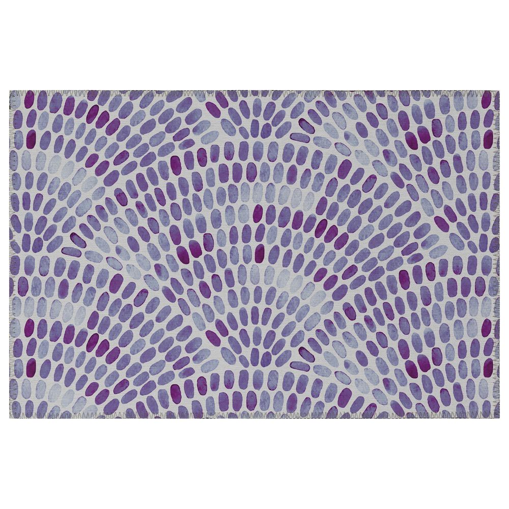 Dalyn Rug Company Seabreeze Geometric 1"8" x 2"6" Lavender Area Rug, , large