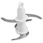 TRU TRU 3.5-Cup Cordless Rechargeable 2-Speed Chopper in White, , large