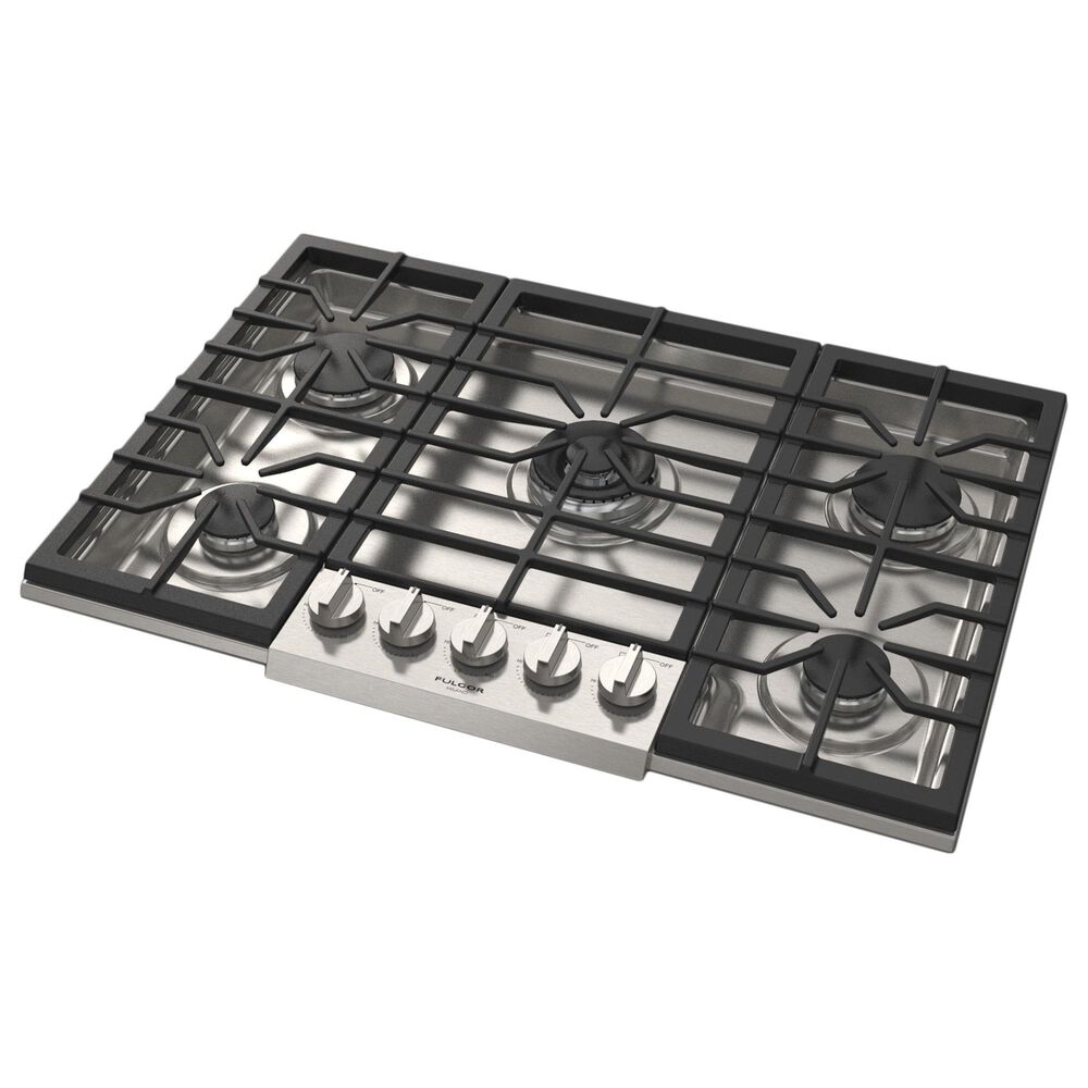 Fulgor Milano 30&quot; Natural Gas Cooktop with Central Dual Burner in Stainless Steel, , large