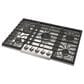 Fulgor Milano 30" Natural Gas Cooktop with Central Dual Burner in Stainless Steel, , large