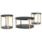 Ashley Shylore Occasional Table Set in Black and Brass (Set of 3), , large