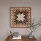 Maple and Jade 30" x 30" Southwest Abstract Wall Decor in Brown, White and Gray, , large