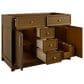James Martin Bellshire 48" Single Bathroom Vanity in Honey Oak with 3 cm Eternal Jasmine Pearl Silestone Top, Rectangular Sink and FreePower Wireless Charger, , large