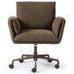Four Hands Salerno Desk Chair in Antique Brass, , large