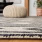 Safavieh Micro-Loop 2"6" x 9" Ivory and Charcoal Runner, , large