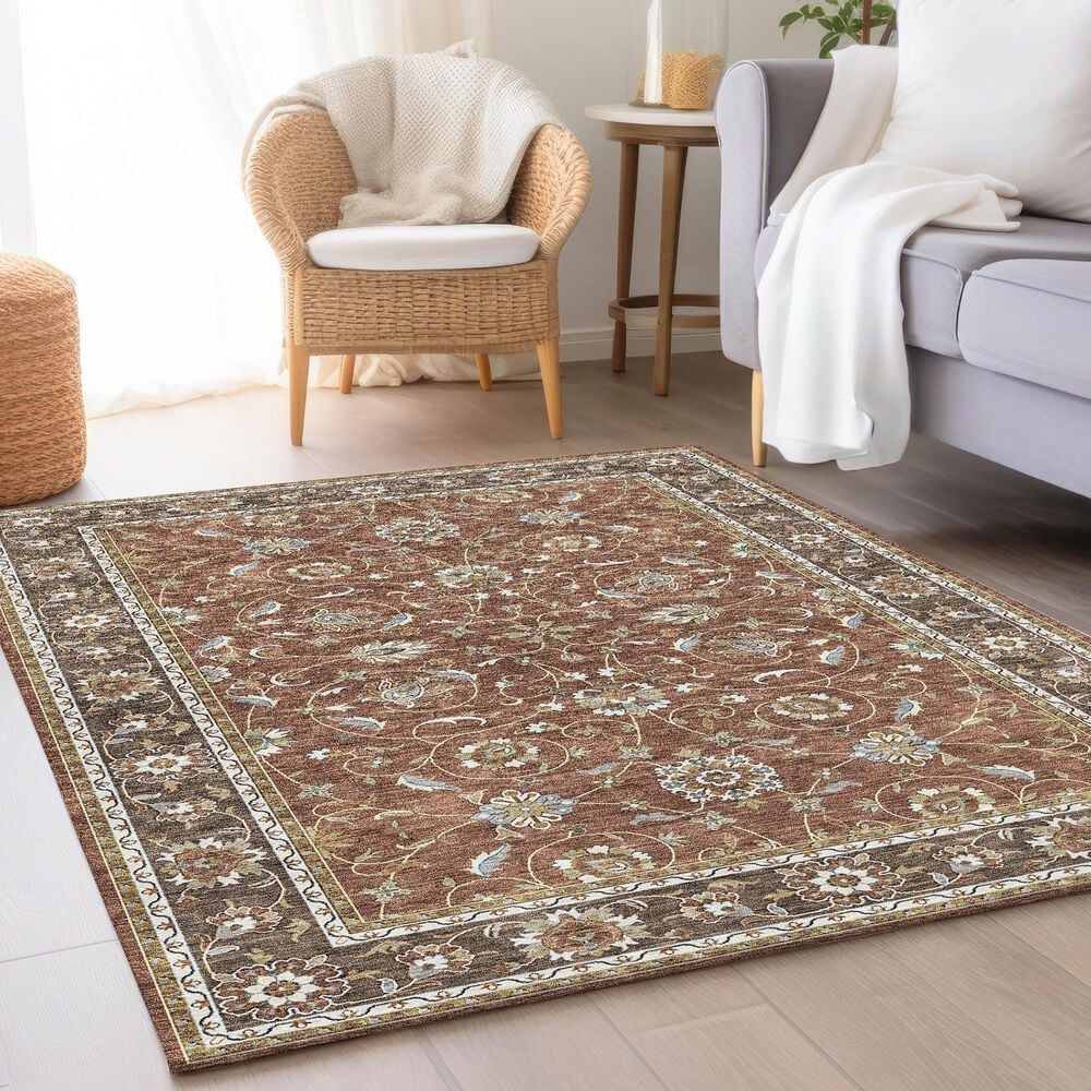 Dalyn Rug Company Hatay HY1 10&#39; x 14&#39; Paprika Area Rug, , large