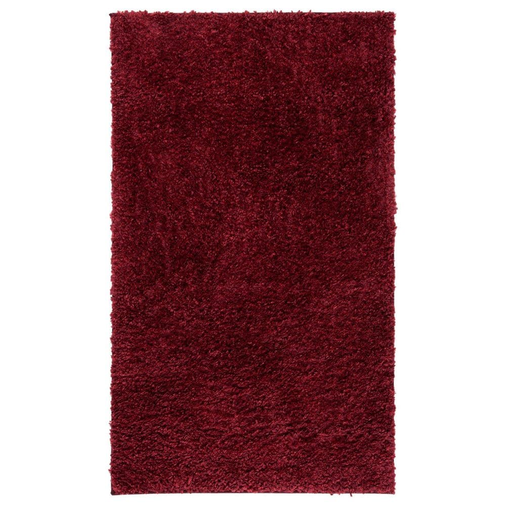 Safavieh August Shag 4" x 6" Burgundy Area Rug, , large