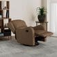 Emerald Home Furnishings Henry Swivel Glider Recliner in Brown, , large