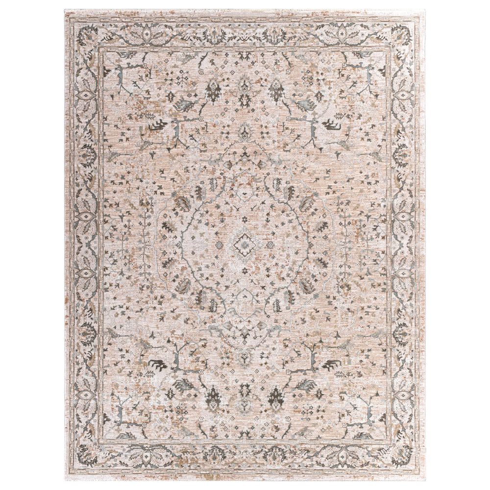 Surya Brunswick 10" x 14" Ivory, Gray and Green Area Rug, , large